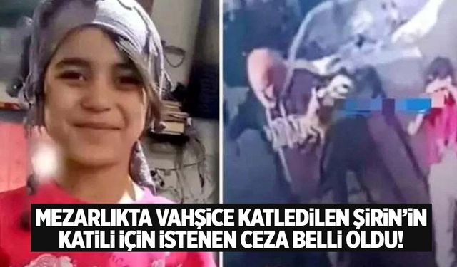 Mezarlıkta vahşice katledilmişti… 6 yaşındaki Şirin’in katili için istenen ceza belli oldu!