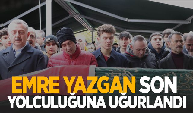 Milli sporcu Emre Yazgan son yolculuğuna uğurlandı