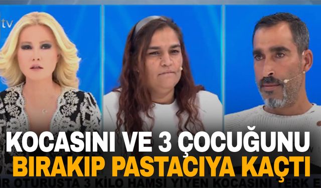 Kocasını ve 3 çocuğunu bırakıp pastacıya kaçtı: Gerekçesi olay oldu!