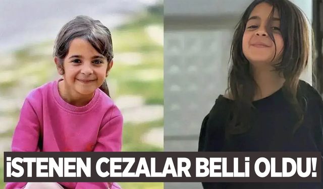 Narin cinayetinde flaş gelişme! İstenen cezalar belli oldu