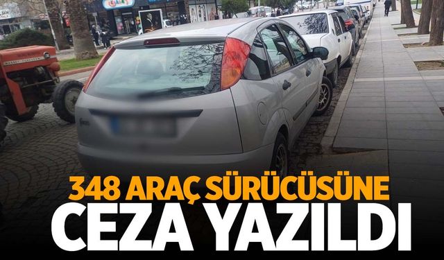 Salihli’de 348 araç sürücüsüne ceza yağdı!