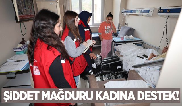 Şehzadeler Belediyesi’nden şiddet mağduru kadına destek