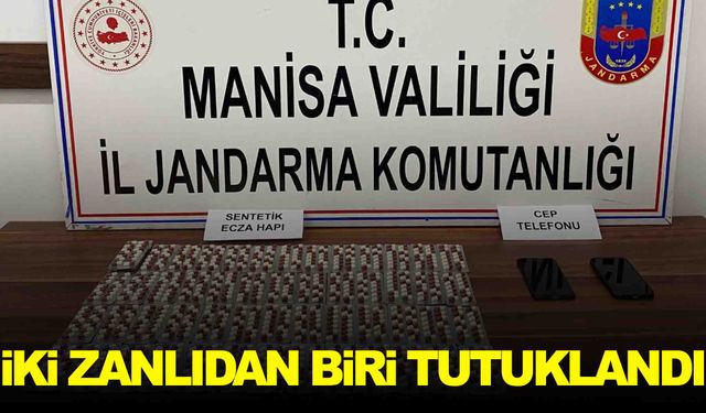 Manisa’da operasyon… Sentetik ecza hap ele geçirildi