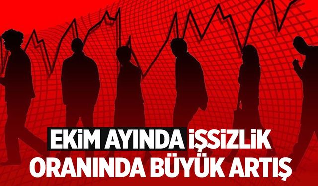 TÜİK ekim verilerini açıkladı! İşsiz sayısı 3 milyon 175 bine yükseldi!