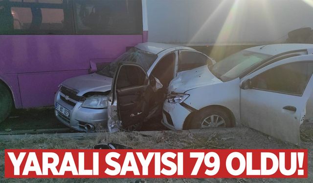 Van'da zincirleme trafik kazasında yaralı sayısı 79’a yükseldi