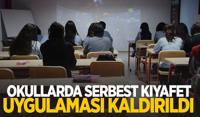 Velilere müjde! Okullarda serbest kıyafet uygulaması kaldırıldı