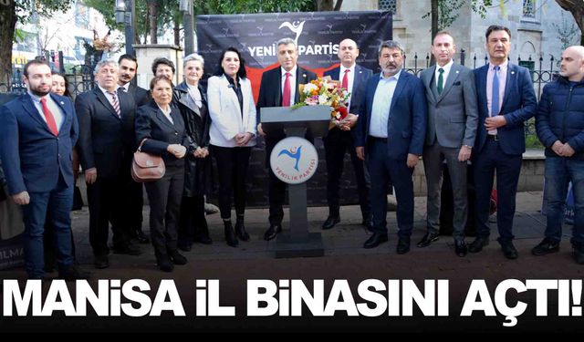 Yenilik Partisi Genel Başkanı Manisa’da!