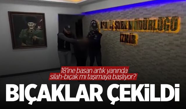 Yol verme kavgasında bıçak çekildi