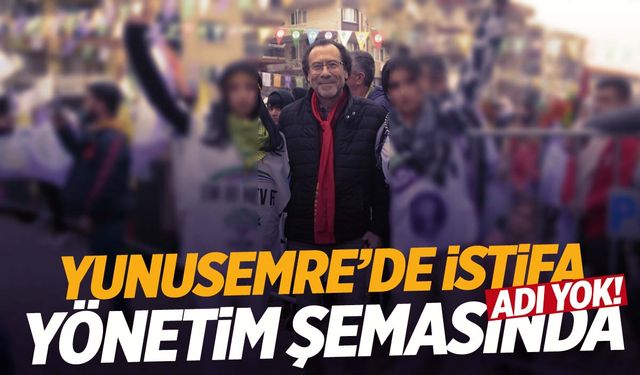 Yunusemre Belediyesi’nde istifa… Yönetim şemasında adı yok!