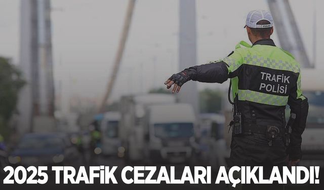 2025 trafik cezaları açıklandı!