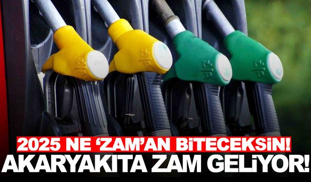 Akaryakıta zam geliyor… 7 Ocak’ta geçerli olacak!