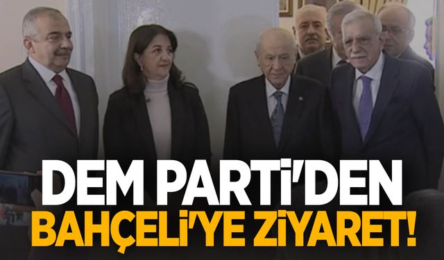 DEM Parti'den Bahçeli'ye ziyaret!