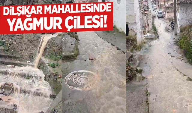 Dilşikar Mahallesi’nde yağmur çilesi: Vatandaşlar çözüm bekliyor