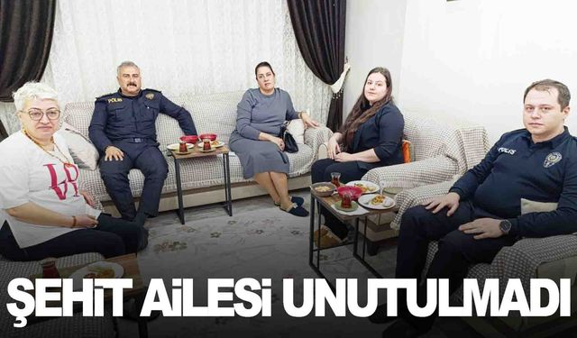 Müdür Aktaş’tan şehit ailesine ahde vefa