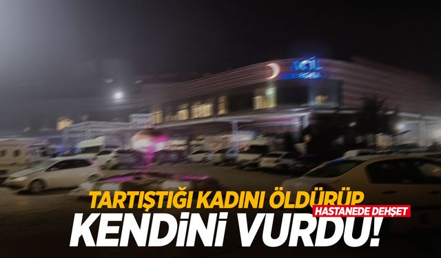 Ege’de hastanede korkunç olay… Tartıştığı kadını katledip kendini vurdu!