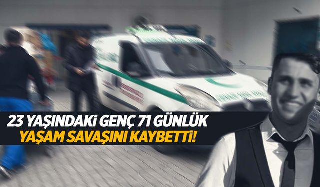 Ege’de motosiklet kazasında ağır yaralanan genç 71 günlük yaşam savaşını kaybetti