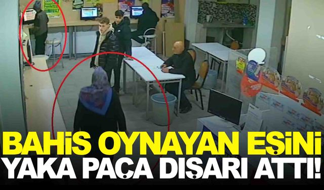 Eşini bahis oynarken bastı… Ortalığı birbirine kattı!