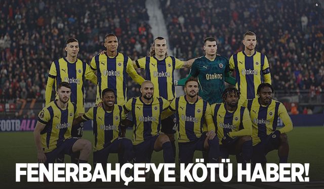 Fenerbahçe’ye kötü haber! Sakatlandı…