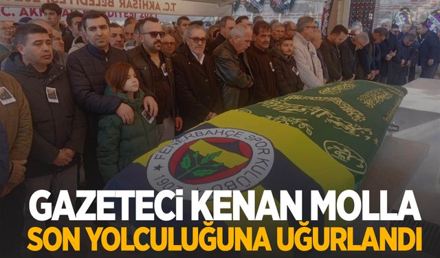 Gazeteci Kenan Molla son yolculuğuna uğurlandı