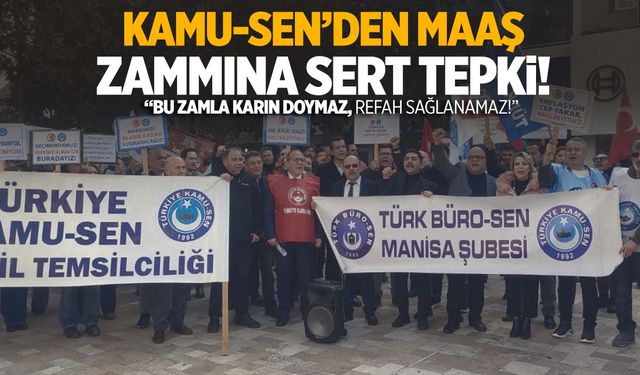 Kamu-Sen’den maaş zamlarına tepki!