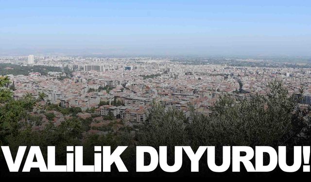 Manisa Valiliği duyurdu… Toplantı ve gösteri yürüyüş alanları belli oldu!