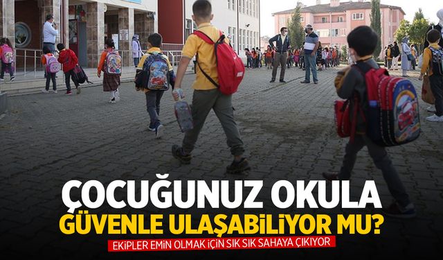 Manisa'da okul yollarına büyüteç