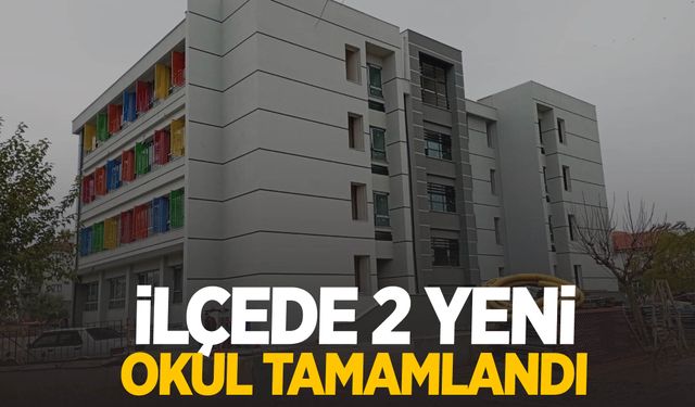 Manisa’nın ilçesinde yeni okullar öğrencileri bekliyor