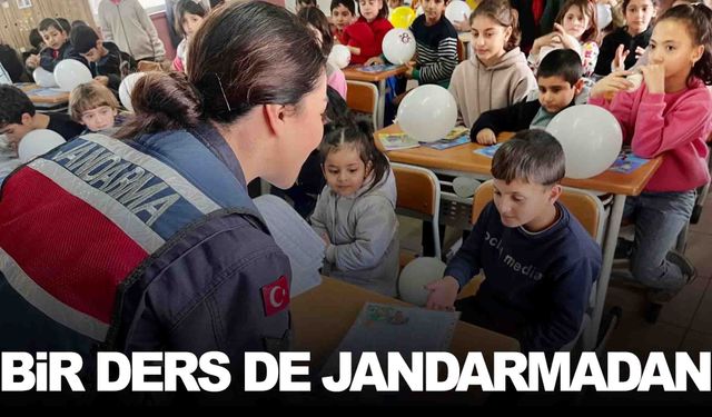 Manisa’da ‘Bir ders de jandarmadan’