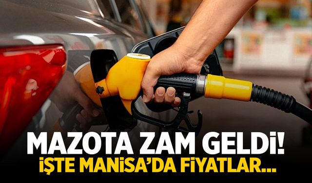 Motorine Zam Geldi: Manisa 16 Ocak 2025 Güncel Akaryakıt Fiyatları