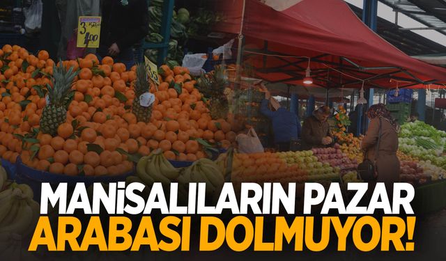 Manisa’da pazar alışverişi lüks oldu!