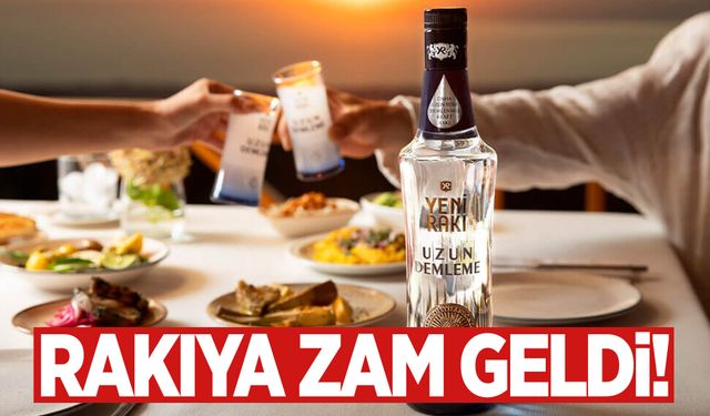 Rakı fiyatlarına zam geldi!