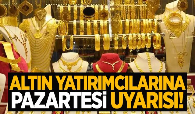 Uzmanından yatırımcılara 'Pazartesi' uyarısı!