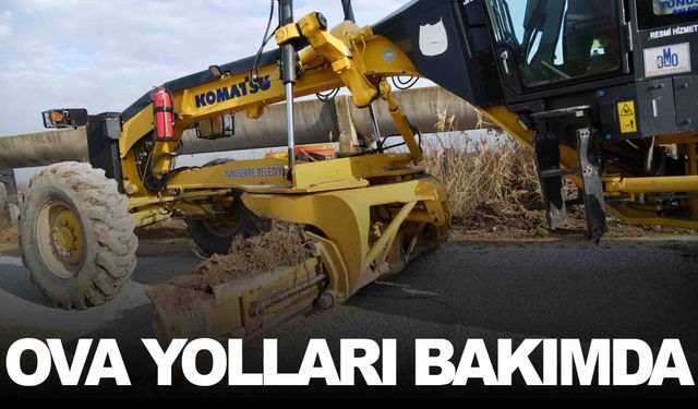 Yunusemre’de ova yollarında hummalı çalışma