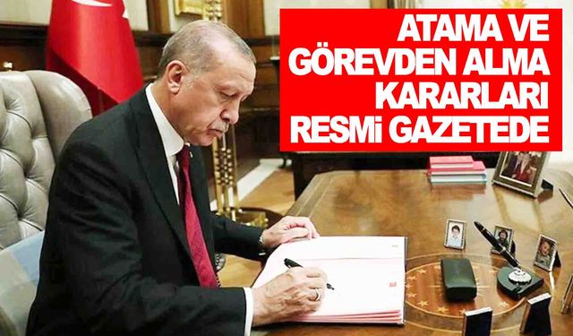 Cumhurbaşkanlığı atamaları Resmi Gazete’de… İşte yapılan değişiklikler!