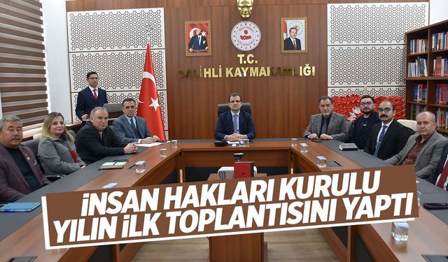 Salihli’de İnsan Hakları Kurulu toplandı