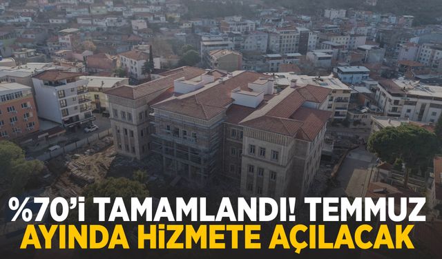 Yüzde 70’i tamamlandı! Temmuz ayında hizmete açılacak