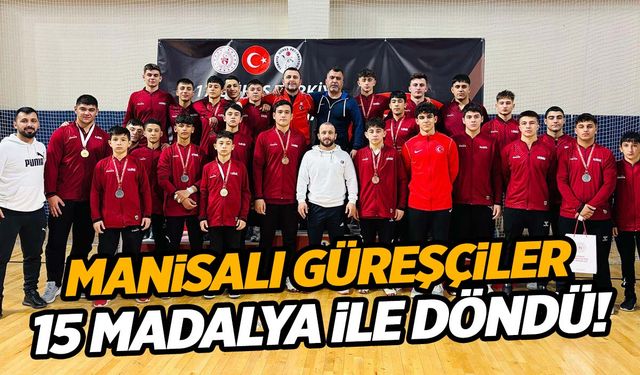 Manisa’nın güreş yıldızları Kütahya’da parladı