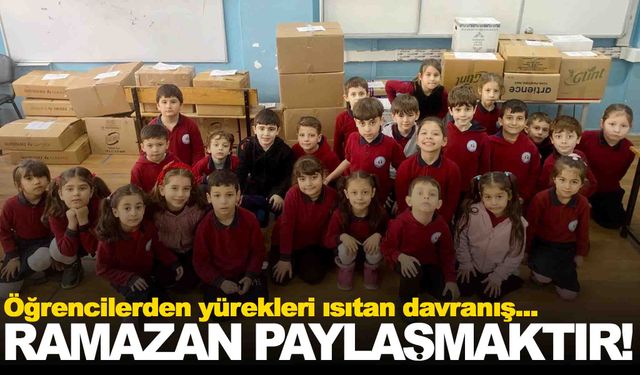 Tüm okul el ele verdi: İhtiyaç sahipleri sevinecek!