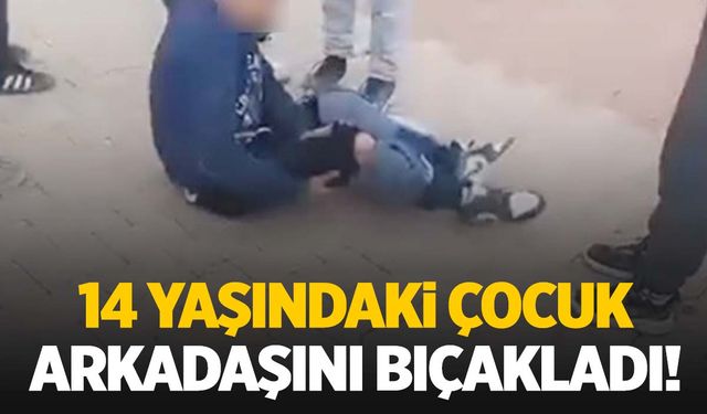 Bursa'da 14 yaşındaki çocuklar arasında kanlı kavga!