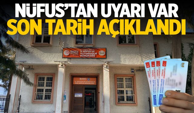 Ehliyet uyarısı! Nüfus Müdürlüğü tarih verdi