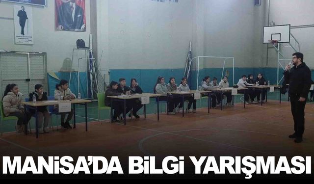 Manisa Sarıgöl’de bilgi yarışması!