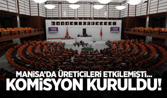 Manisa’da üreticileri etkilemişti… TBMM’de komisyon kuruldu!