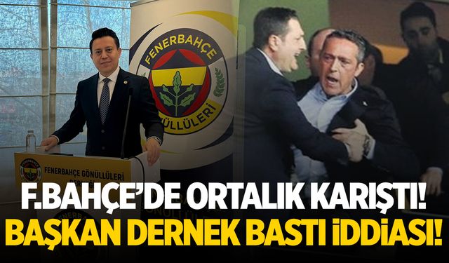 Ali Koç dernek bastı iddiası Fener’i salladı