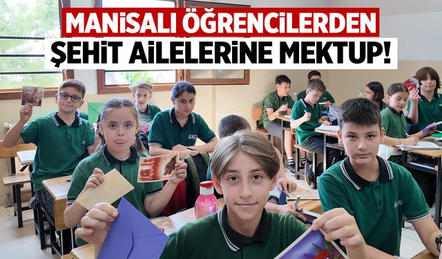 Ali Rıza Çevik Ortaokulu öğrencilerinden şehit ailelerine mektup