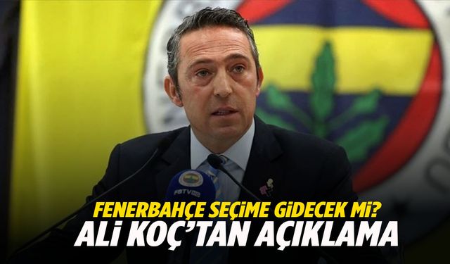 Fenerbahçe seçime gidecek mi? Ali Koç canlı yayında açıkladı…