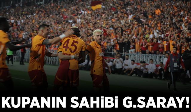 Galatasaray Türkiye Kupası’nın sahibi oldu