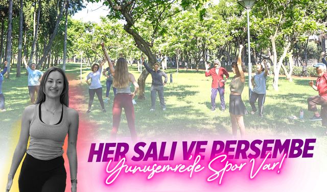 Yunusemre'de ücretsiz sabah sporları başladı!