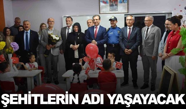 Manisa’da şehitlerin isimleri okulda yaşatılacak