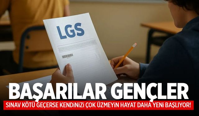 1 milyon gencin katıldığı LGS başladı