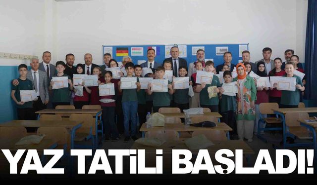 Manisa’da 270 bin öğrenci karne aldı… Yaz tatili bugün itibariyle başladı!